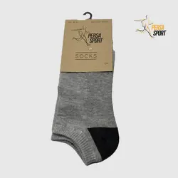 جوراب مچی زنانه کف حوله طوسی Pso001-032