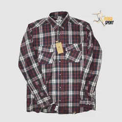 پیراهن مردانه پرساویر Persa Check Red White