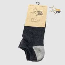 جوراب مچی مردانه کف حوله زغالی کد Pso001-019