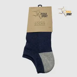 جوراب مچی زنانه کف حمله سرمه ای کد Pso001-031