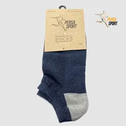 جوراب مچی مردانه کف حوله سرمه ای کد Pso001-020