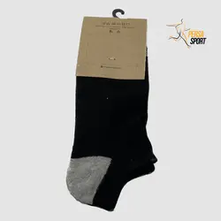 جوراب مچی مردانه کف حوله مشکی کد Pso001-018