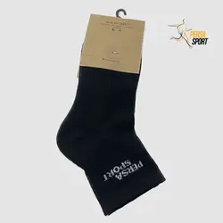 جوراب نیم ساق زنانه کف حوله مشکی کد Pso001-037