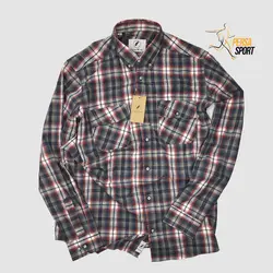 پیراهن مردانه پرساویر Persa Check Purple Red