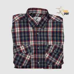 پیراهن مردانه پرساویر Persa Check Purple Red