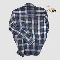 پیراهن مردانه پرساویر Persa Check Blue White