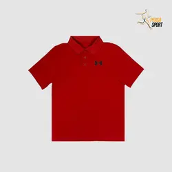 پلوشرت نوجوان آندر آرمور Junior Polo Shirt Red