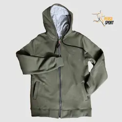 سویشرت کلاهدار سبز زیتونی پرسااسپرت Jungle Green