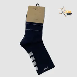 جوراب ساق دار زنانه کف حوله سرمه ای کد Pso001-041