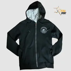 سویشرت کلاهدار مشکی پرسااسپرت Outdoor Adventure