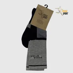 جوراب کوه کف حوله زنانه سرمه ای طوسی کد Pso001-007