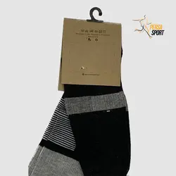 جوراب کوه مردانه کف حوله زغالی طوسی کد Pso001-004