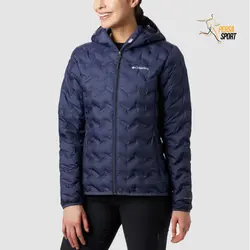 کاپشن زنانه کلمبیا Delta Ridge Down Hooded Jacket MDB - پرسا اسپرت