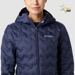 کاپشن زنانه کلمبیا Delta Ridge Down Hooded Jacket MDB - پرسا اسپرت