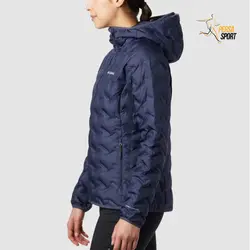 کاپشن زنانه کلمبیا Delta Ridge Down Hooded Jacket MDB - پرسا اسپرت
