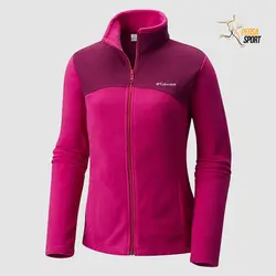 پلار زنانه کلمبیا WESTERN RIDGE FULL ZIP FLEECE DBD Raspberry