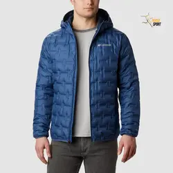 کاپشن پر مردانه کلمبیا Delta Ridge Down Hooded Jacket Blue - پرسا اسپرت