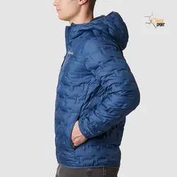 کاپشن پر مردانه کلمبیا Delta Ridge Down Hooded Jacket Blue - پرسا اسپرت