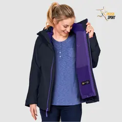 کاپشن زنانه جک ولفسکین CASCADE PASS WOMEN