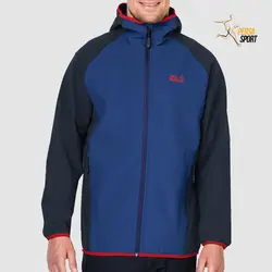 کاپشن مردانه جک ولفسکین ZENON SOFTSHELL MEN Blue
