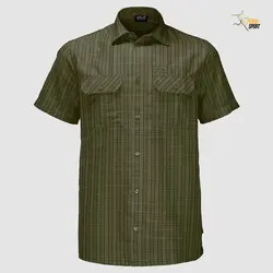 پیراهن جک ولفسکین THOMPSON SHIRT MEN Green - پرسا اسپرت