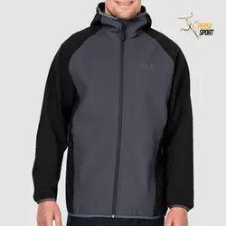 کاپشن مردانه جک ولفسکین ZENON SOFTSHELL MEN Grey