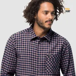 پیراهن مردانه جک ولفسکین FRASER ISLAND SHIRT Purple