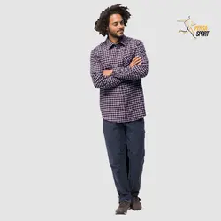 پیراهن مردانه جک ولفسکین FRASER ISLAND SHIRT Purple