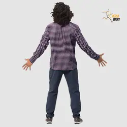 پیراهن مردانه جک ولفسکین FRASER ISLAND SHIRT Purple