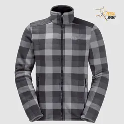 کاپشن مردانه جک ولفسکین CABOT CHECK MEN BL