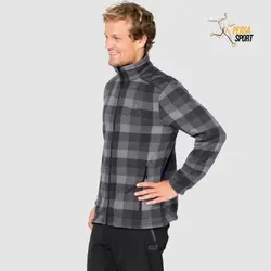 کاپشن مردانه جک ولفسکین CABOT CHECK MEN BL