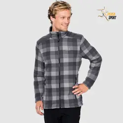 کاپشن مردانه جک ولفسکین CABOT CHECK MEN BL