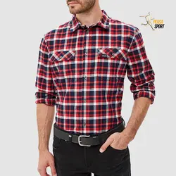 پیراهن مردانه جک ولفسکین BOW VALLEY SHIRT RED