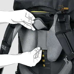 کوله پشتی مردانه جک ولفسکین HIGHLAND TRAIL 55 MEN
