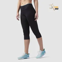 شلوارک زنانه ریباک WORKOUT READY CAPRI Black - پرسا اسپرت