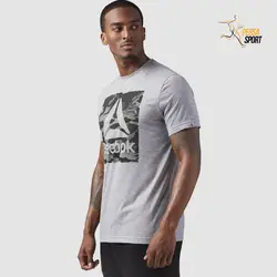 تیشرت مردانه ریباک CAMO LOGO T-SHIRT - پرسا اسپرت