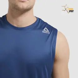 تیشرت مردانه ریباک RUNNING SLEEVELESS TEE Blue - پرسا اسپرت