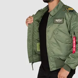 کاپشن مردانه آلفا CWU P/45 Green - پرسا اسپرت