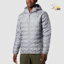 کاپشن پر مردانه کلمبیا Delta Ridge Down Hooded Jacket Grey - پرسا اسپرت