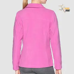 کاپشن زنانه کلمبیا TREK II FULL ZIP FLEECE Pink - پرسا اسپرت