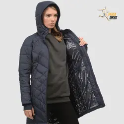 کاپشن زنانه کلمبیا Heavenly Long Hdd Jacket MD Blue - پرسا اسپرت