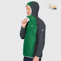 کاپشن مردانه جک ولفسکین ZENON SOFTSHELL MEN Green - پرسا اسپرت