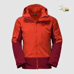 کاپشن مردانه جک ولفسکین DISCOVERY COVE MEN RED - پرسا اسپرت