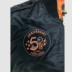 کاپشن خلبانی مردانه آلفا MA1 Anniversary Black