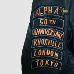 کاپشن خلبانی مردانه آلفا MA1 Anniversary Black