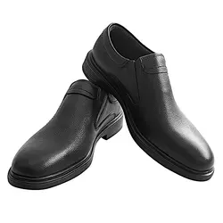 کفش مردانه کلاسیک مدل 4166 بی بند مشکی