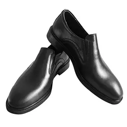 کفش مردانه کلاسیک مدل 3026 بی بند مشکی