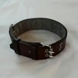 قلاده چرم طبیعی بزرگ