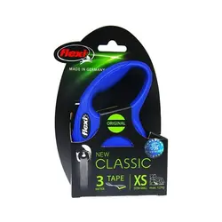 قلاده متری فلکسی سایز X_Small تا 12 کیلو آبی