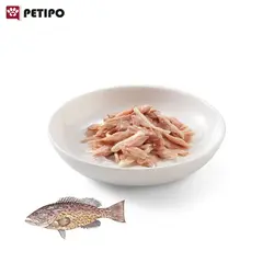 کنسرو گربه با طعم ماهی تن و هامور شسیر (Schesir Tuna with Grouper) وزن 85 گرم
